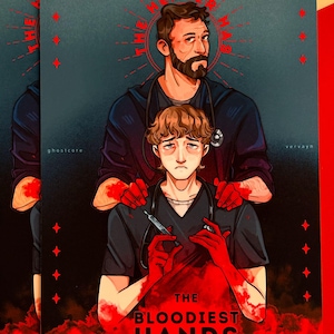 Impressão A5 de THE PITT - Série The Pitt - Hucklerobby - Fanart