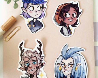 THE OWL HOUSE Stickers - Amity - Luz - Hunter - Eda - Vinyl Stickers