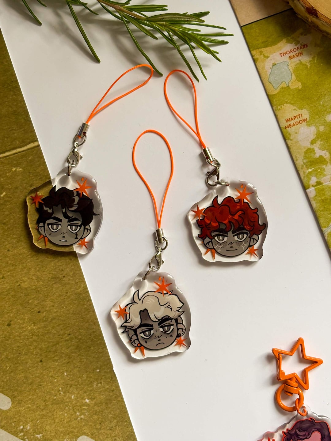 All for the Game Handmade Keychain - Neil - Andrew - Andreil