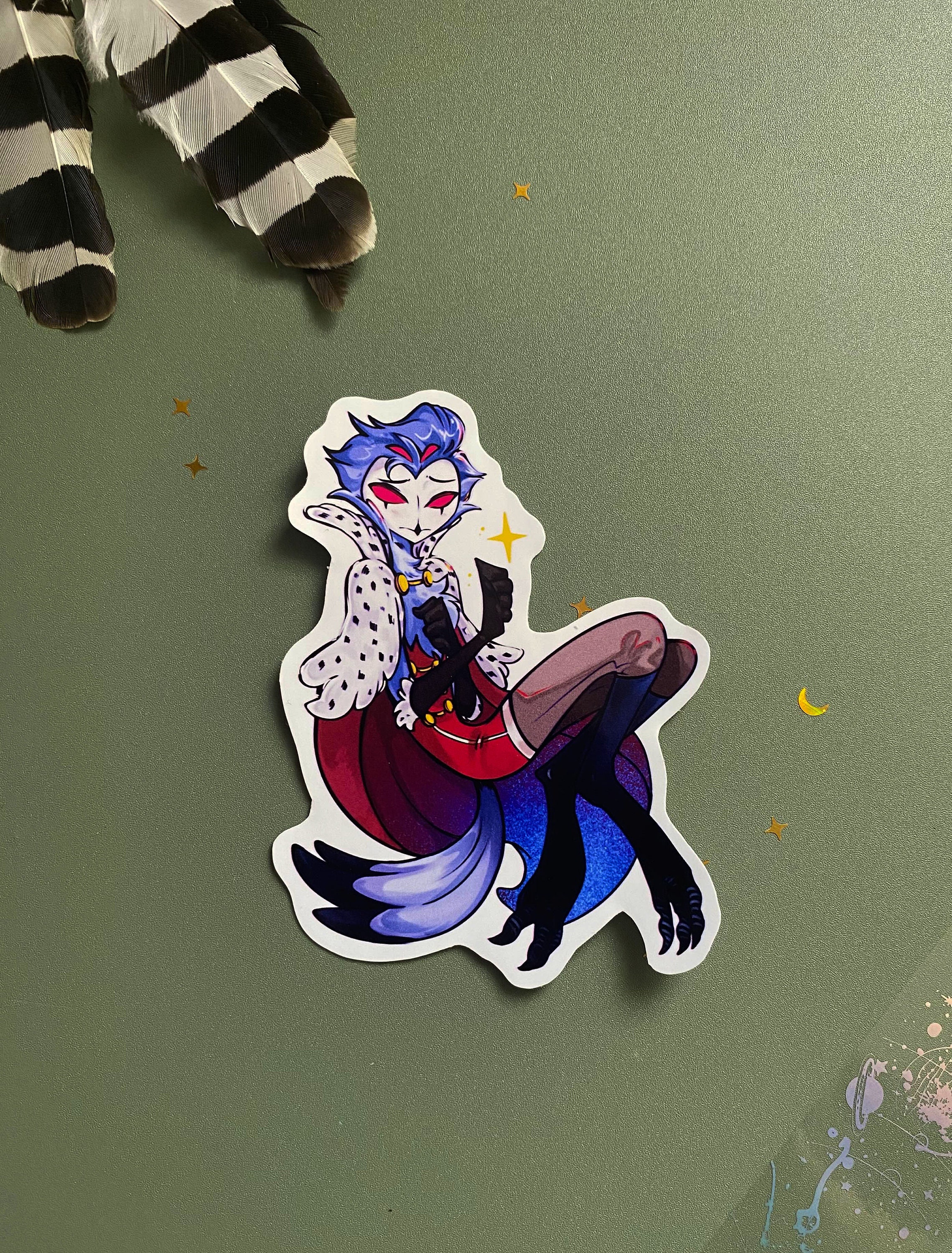 Stolitz Sticker Merch Helluva Boss STOLAS BLITZ STOLITZ Stickers - Etsy