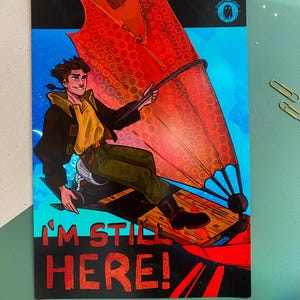 TREASURE PLANET PRINT - poster - I&#39;m Still Here - Jim Treasure Planet - room decor