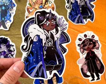 Cookierun Kingdom Vinyl Stickers – Madeleine, Espresso, Black