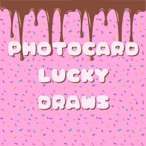 Kpop-fotokaart Luckydraws