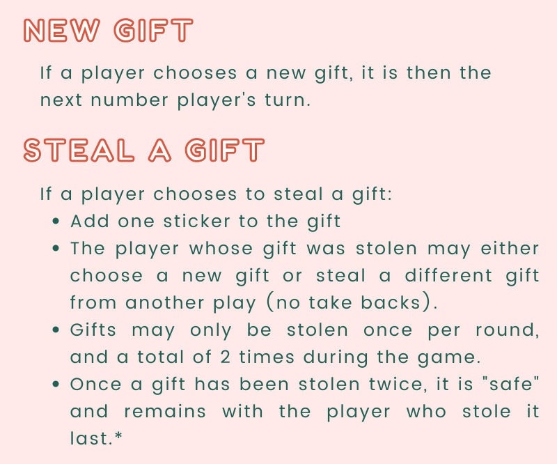 Yankee Swap Gift Exchange Rules Etsy