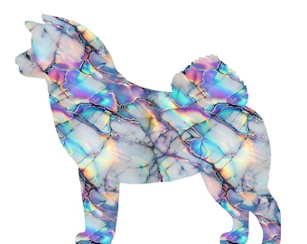 American Akita Decal - Akita Sticker - Akita Inu Decal - Akita Silhouette