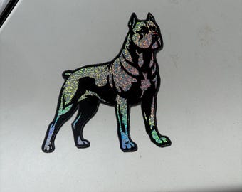 Cane Corso Magnet - Mastiff Glitter Magnet - Cane Corso Decal