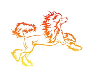 Chinese Crested Dog Decal - Hairless Chinese Crested Car Decal