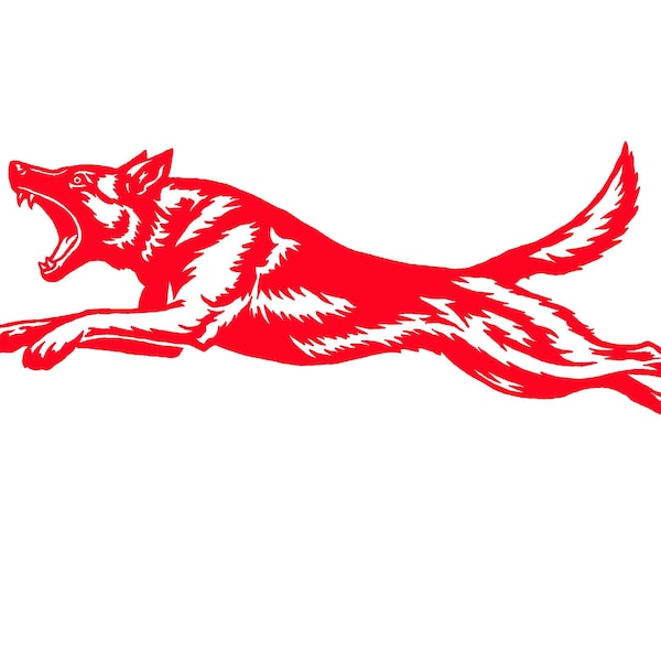 Belgian Malinois Bitework Decal – Schutzhund Working Dog Vinyl Sticker