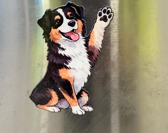 Australian Shepherd Magnet - Aussie Decal - Australian Shepherd Sticker