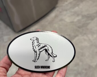 Silken Windhound Magnet - Silken Windhound Car Decal