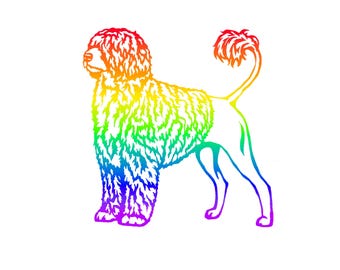 Portuguese Water Dog Decal | Portuguese Water Dog Car Decal | PWD Sticker