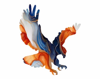 Auburn Eagle Vinyl Decal - War Eagle Sticker