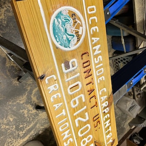 Custom Carved Wooden Signs