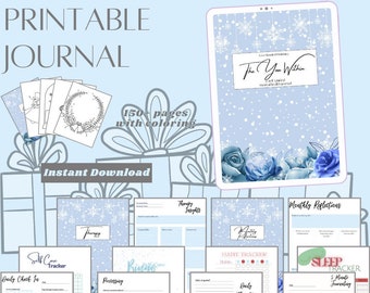 The You Within Mental Health Journal-Snowy Blue