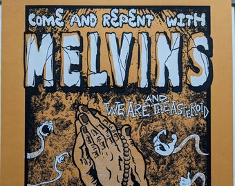 MELVINS Screen Printed Gig Poster