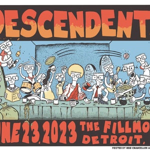 Coop The Descendents Silkscreen Concert Poster 1997