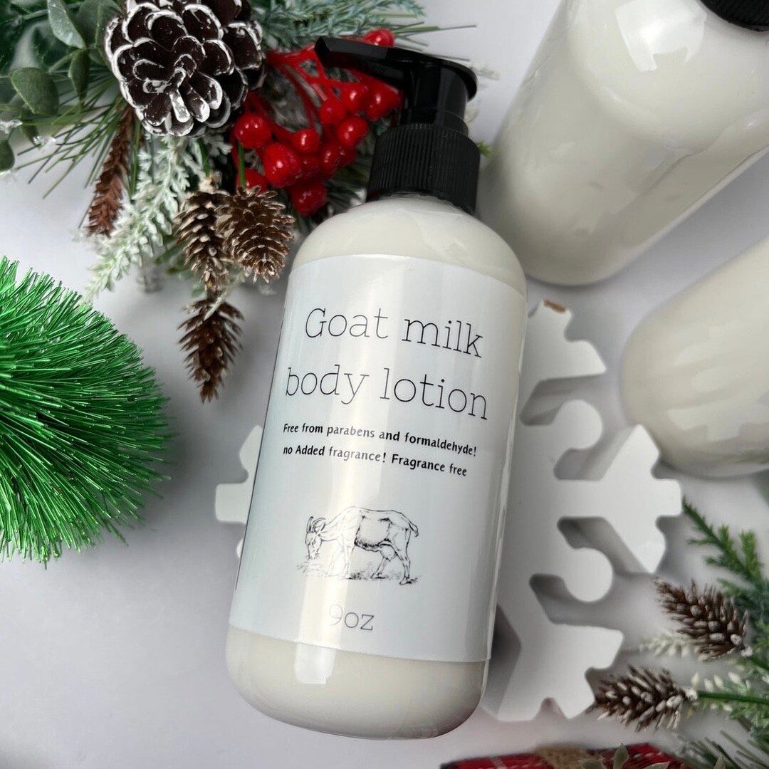 Goat Milk Body Lotion Unscented Fragrance Free Etsy