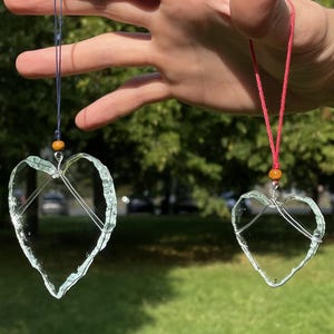 Klares Glasherz – Symbol der Liebe und des Lichts | Einzigartiges Geschenk