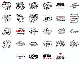 Paquete SVG de San Valentín: Diseños de amor para camisetas (descarga digital)