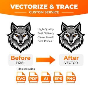 Custom Vectorize Service, Image To Vector, Logo & Image Redraw Service, Custom Logo SVG, Vector Redraw, High Quality, Custom SVG, Cricut svg