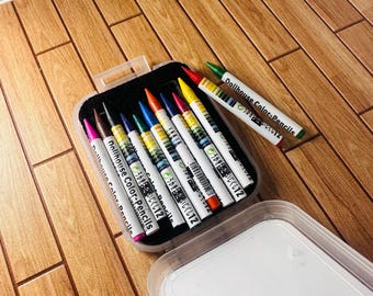 Miniature Crayon Set | 1:12 Dollhouse Art Supplies