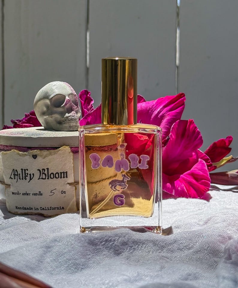 Sweet Floral Perfume for Women 5 ml Sample Orange Blossom Marshmallow Handmade Vegan Fragrance Gift for Her Bridesmaid Favor image 5