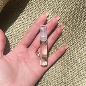 Sweet Floral Perfume for Women 5 ml Sample Orange Blossom Marshmallow Handmade Vegan Fragrance Gift for Her Bridesmaid Favor image 2