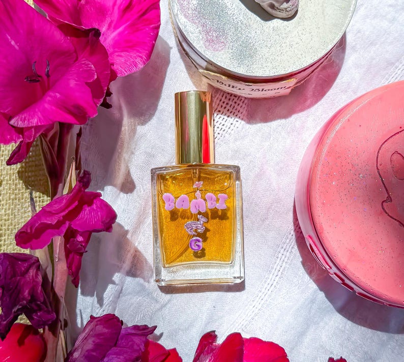 Sweet Floral Perfume for Women 5 ml Sample Orange Blossom Marshmallow Handmade Vegan Fragrance Gift for Her Bridesmaid Favor image 3