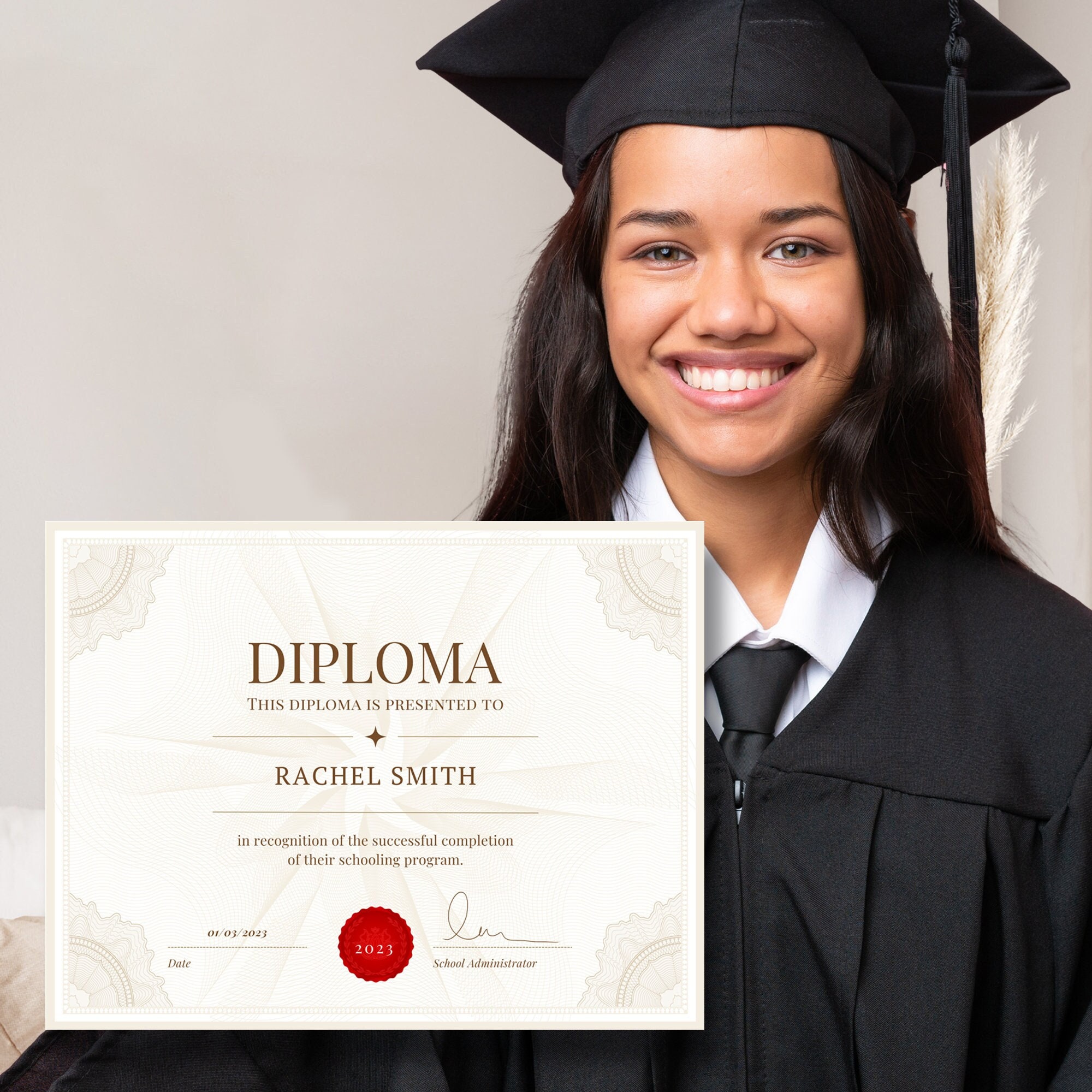 editable-high-school-diploma-template-ornate-diploma-frame-etsy