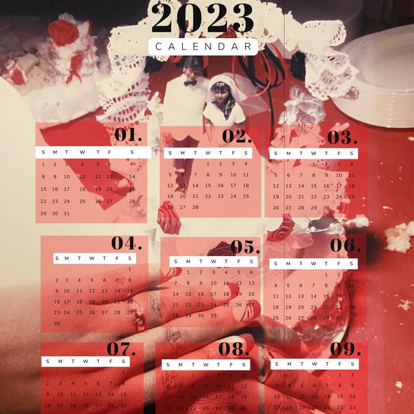 2023 Wedding Calendar