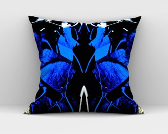Bannister Abstract Blue Bulls, Printable Wall Art,Pillow
