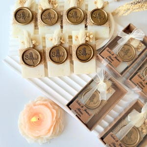 Personalized Hand Made Wedding Soap Favors,Bridal Shower Gift,Scented Soap Party Favors ,Engagement Gift, Henna Night Soap Gift