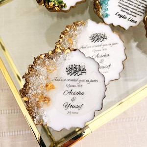 Customized Wedding Epoxy Magnet Party Favors,Engagement Bulk Gift,Resin Favors for Wedding,Baby Shower Gift ,Birthday Party,Baptsim