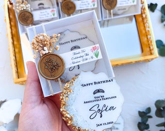Personalisierte 40. Erwachsenen Geburtstag Magnet Favor, Party 30., 50., 60., 80., 90. Geschenk