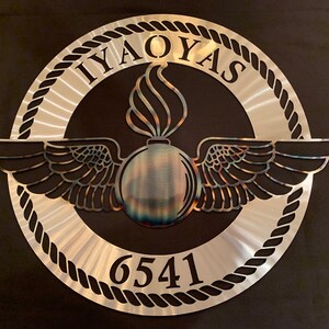 Alas de artillería de aviación: personalizadas con su MOS.