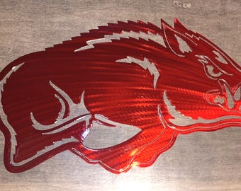 Metal Art op de achterkant van hardloopmateriaal