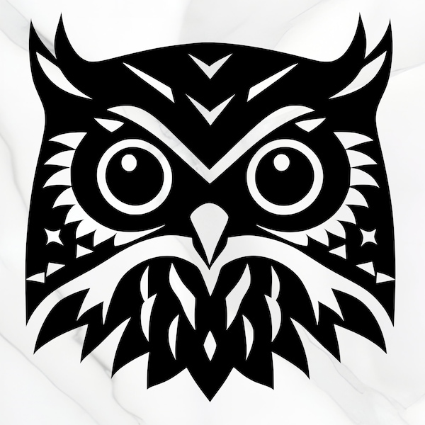 Tribal Owl - Etsy