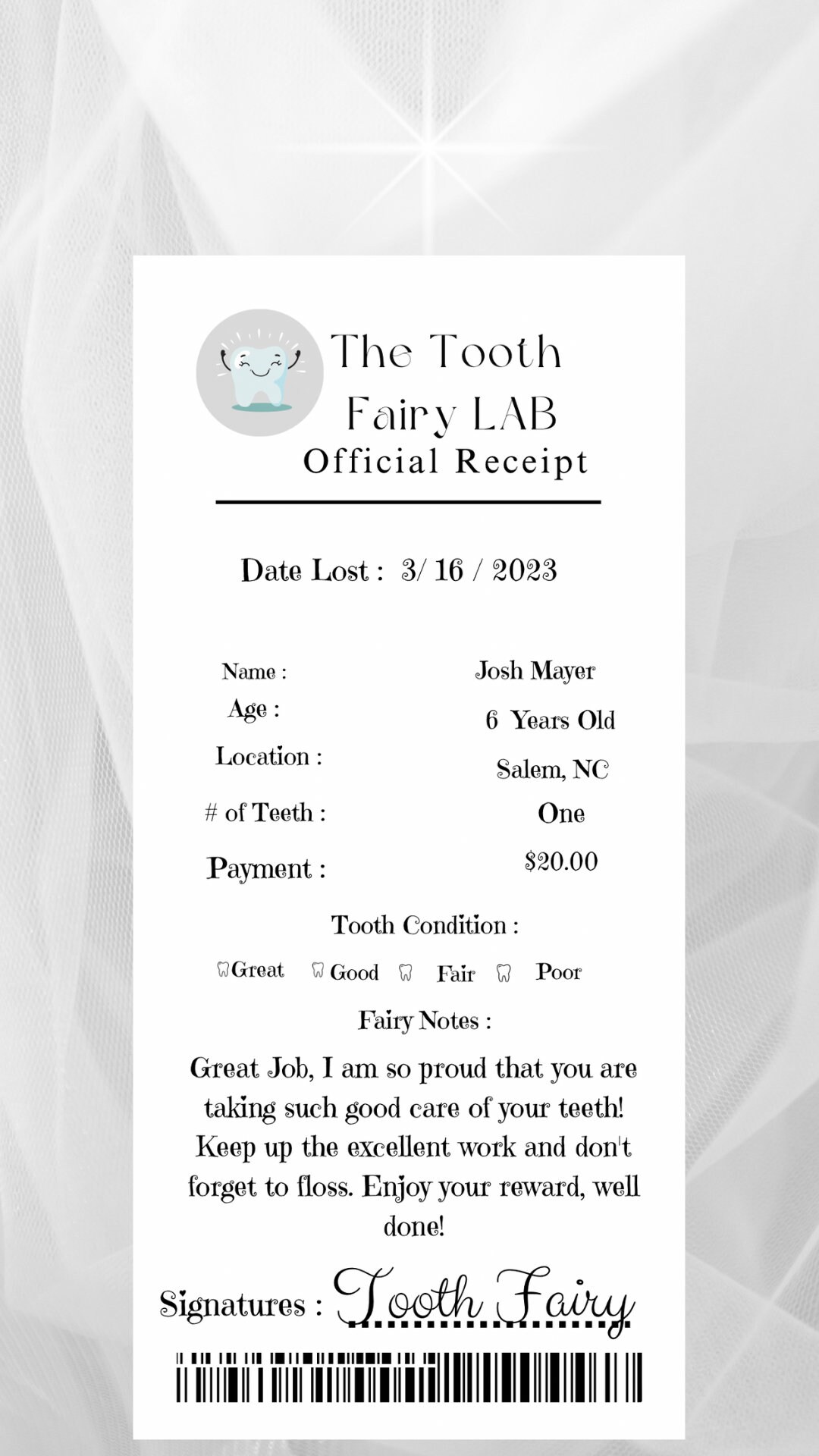 tooth-fairy-receipt-template-editable-tooth-fairy-letter-etsy