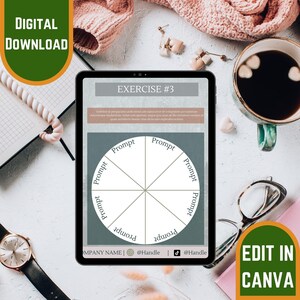 Fully Editable Workbook Canva Template Canva Journal Template Editable ...