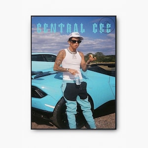 Pôster Central Cee - Pôster de arte de fã (sem marca d'água após a compra)