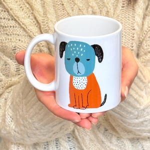 Lustige Hundetasse - Keramikkaffeetasse für Hundeliebhaber, Hund Mama Geschenk, Hund Papa Geschenk, süße Haustier Liebhaber Tasse, Hund Geburtstagsgeschenk