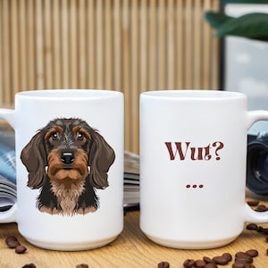 Lustige Hundetasse - Keramikkaffeetasse für Hundeliebhaber, Hund Mama Geschenk, Hund Papa Geschenk, süße Haustier Liebhaber Tasse, Hund Geburtstagsgeschenk