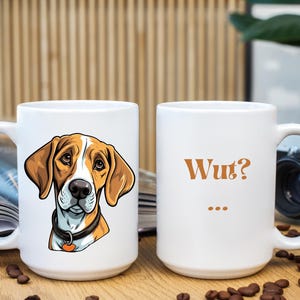 Lustige Hundetasse - Keramikkaffeetasse für Hundeliebhaber, Hund Mama Geschenk, Hund Papa Geschenk, süße Haustier Liebhaber Tasse, Hund Geburtstagsgeschenk