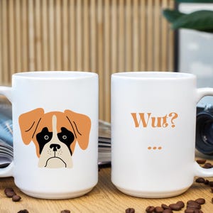 Lustige Hundetasse - Keramikkaffeetasse für Hundeliebhaber, Hund Mama Geschenk, Hund Papa Geschenk, süße Haustier Liebhaber Tasse, Hund Geburtstagsgeschenk
