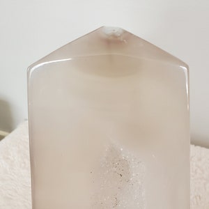 A Beautiful Raw Smokey Quartz Crystal Slab with Druzy - Lift Depression and Negativity - Crystal Store - Crystal Healing