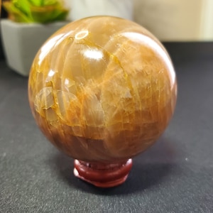 An Exquisite Large Natural Moonstone Crystal Sphere -  It is a Symbol of Light and Hope - Crystal Store - Crystal Ball - Crystal Healing