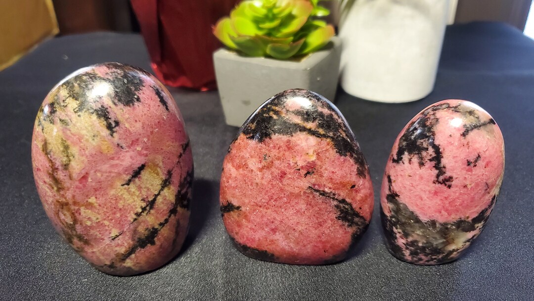A Stunning Rhodonite Crystal Mountain - Clear Away Emotional Wounds and ...