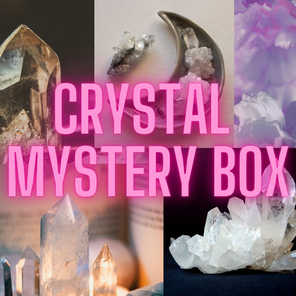 Crystal Mystery Box / Surprise Crystal Box / Personalized Surprise Crystal Box / Randomly Picked For You/Crystal Store/Healing Crystals