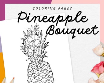 Infertility Pineapple Coloring Pages For Adults | Ausmalbild für den Kinderwunsch, IVF, Infertility Coloring Pages