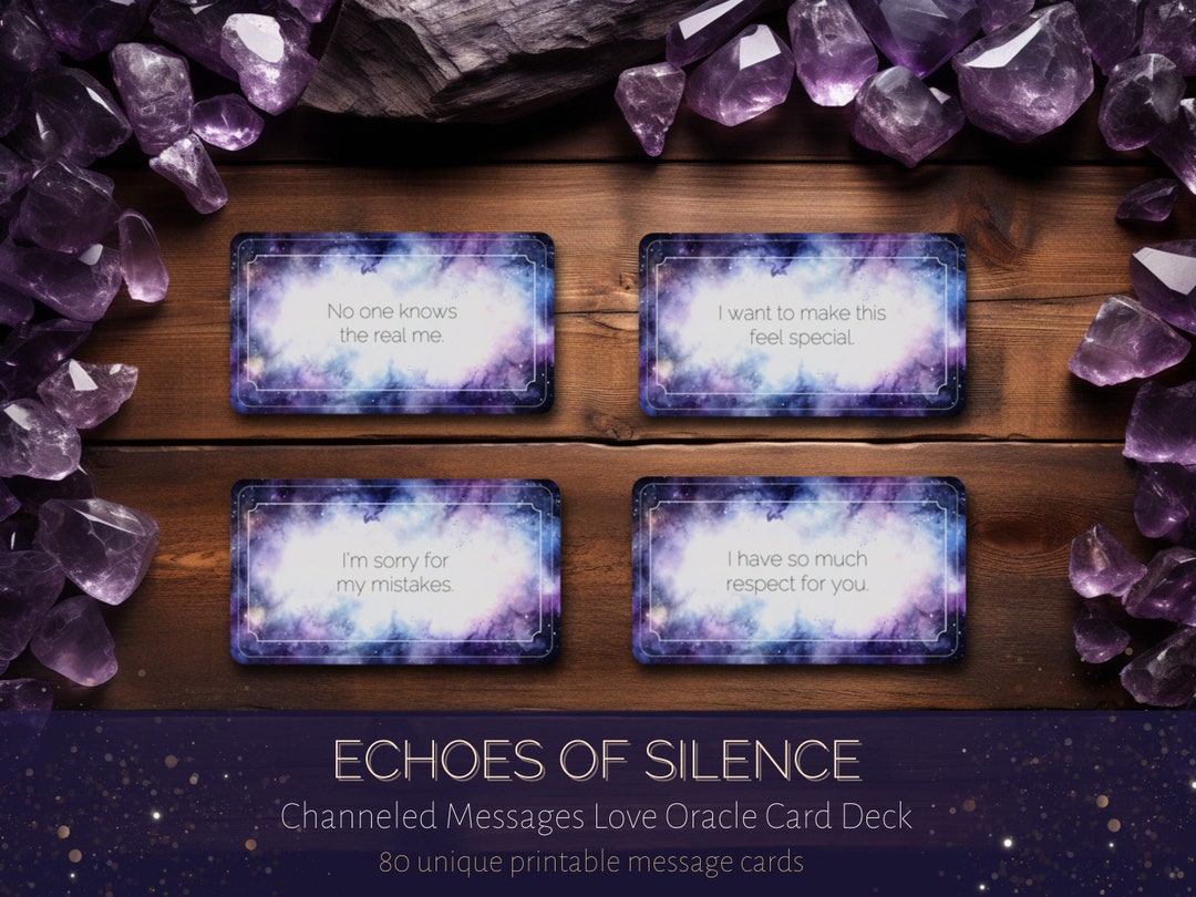 Twin Flame Oracle Deck: Channeled Love Messages (digital Download) - Etsy